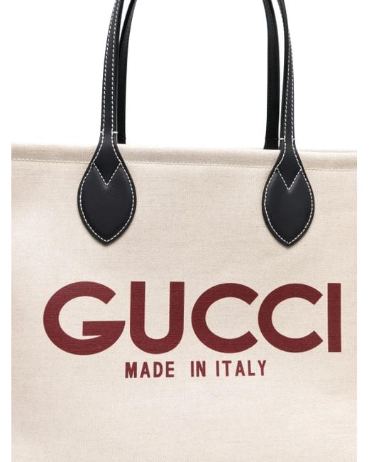 Gucci Pink Medium -Print Tote Bag