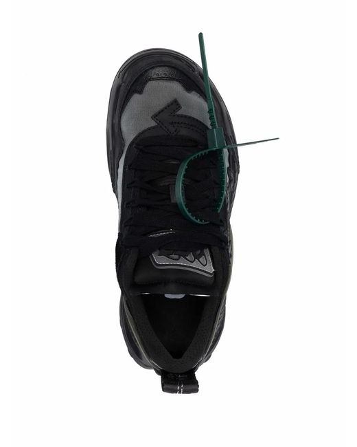 Off-White c/o Virgil Abloh Black Odsy 1000 Sneakers