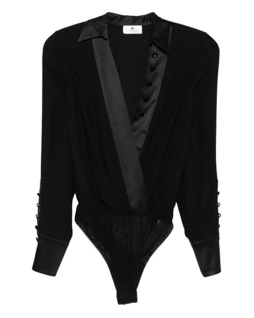 Body Con Inserti di Elisabetta Franchi in Black