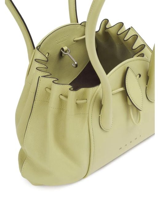 Borsa Shopper di Marni in Green