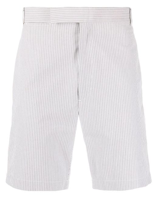 Thom Browne Slim-fit Pantalon in het White voor heren