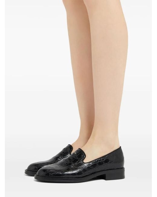 Giuseppe Zanotti Black Dories Leather Loafers