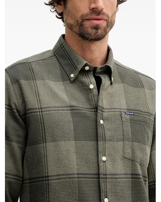 Barbour Gray Heaney Shirt for men