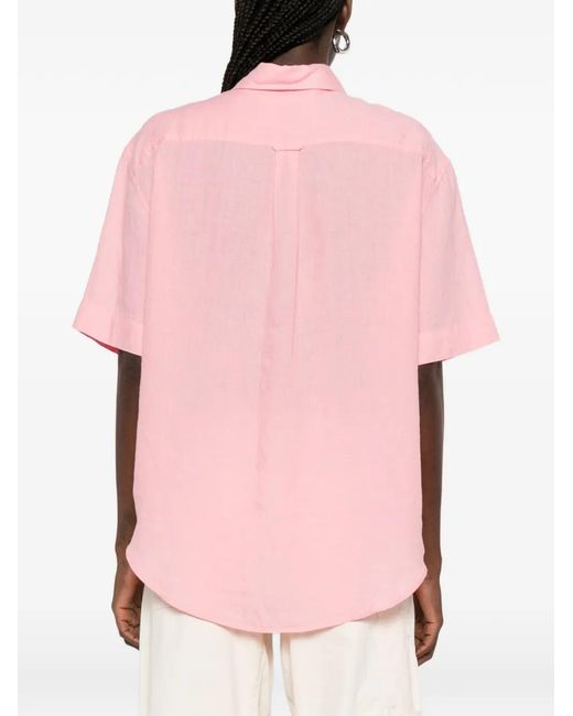 Gant Pink Short-Sleeve Shirt