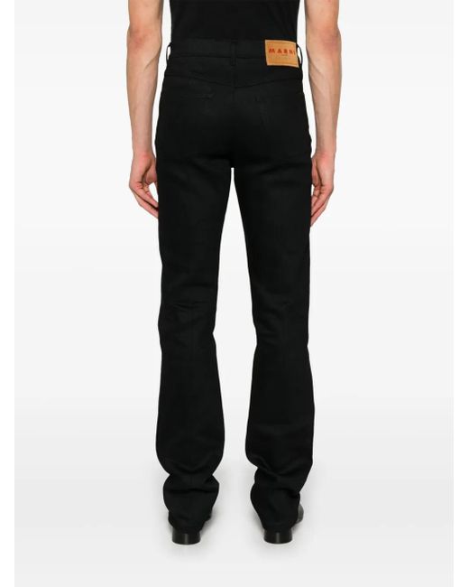 Marni Black Straight-Leg Jeans for men