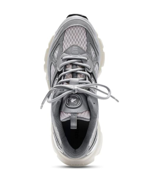 Axel Arigato White Marathon Runner Panelled Sneakers