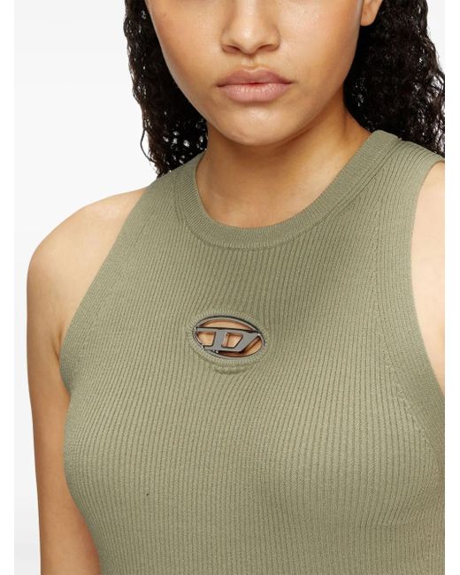 DIESEL Green M-Caddix Mini Dress