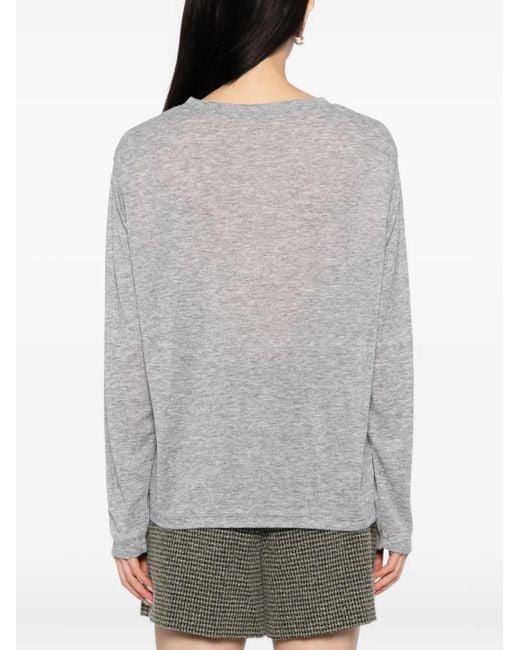 T-Shirt Sheer Boys di To b. by agnès b. in Gray