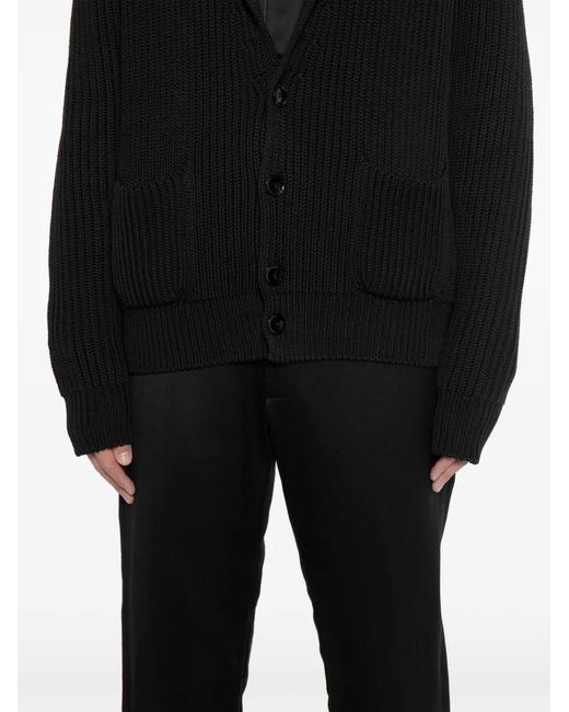 Tom Ford Black Shawl-Collar Cardigan for men