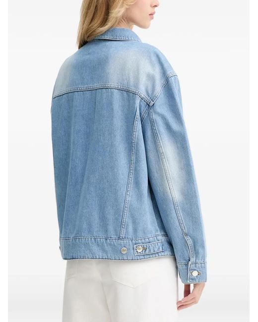 IRO Blue Buttoned Jacket