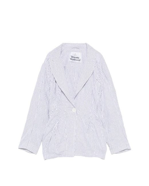 Vivienne Westwood White Striped Jacket