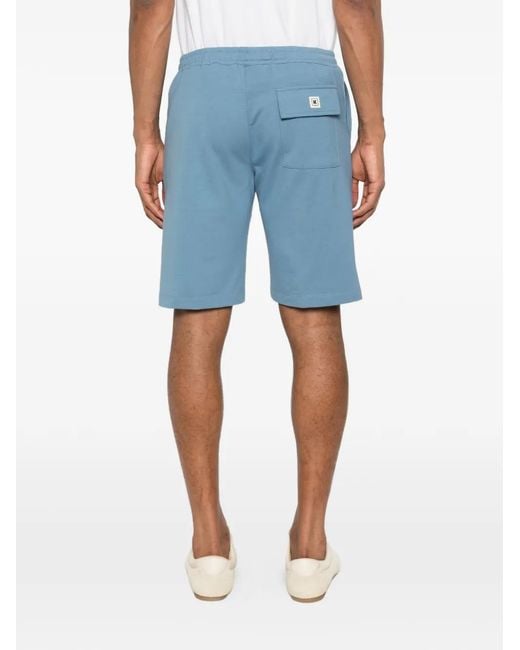 KIRED Blue Drawstring Shorts for men
