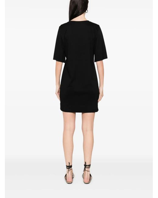 Emporio Armani ロゴ Tシャツミニドレス Black