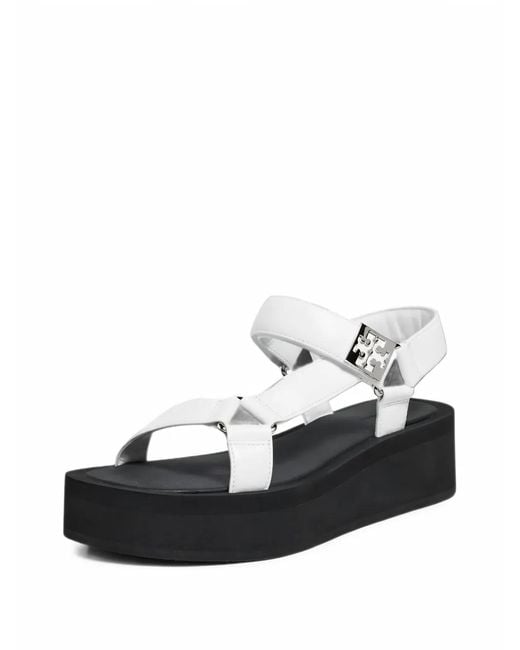 Tory Burch Black Mellow Platform Sandals