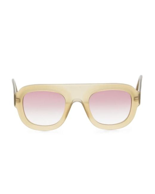 Andy Wolf Pink Square-Frame Sunglasses