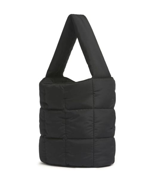 Marni Black Padded-Quilted Shoulder Bag