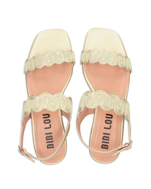Bibi Lou Metallic Solen Sandals