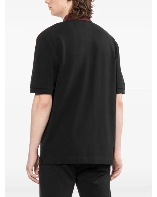 Fred Perry Black Polo À Logo Brodé for men
