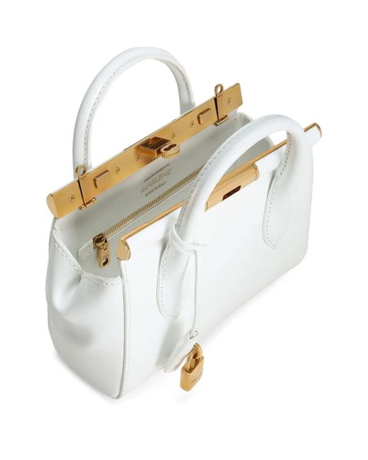 Dolce & Gabbana White Mini Marlene Day Tote Bag