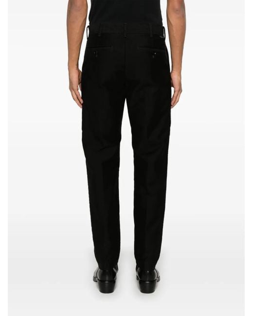 Tom Ford Black Essential Cotton Pants For for men