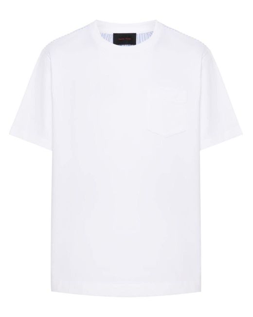 Simone Rocha T-shirt Met Colourblocking in het White voor heren