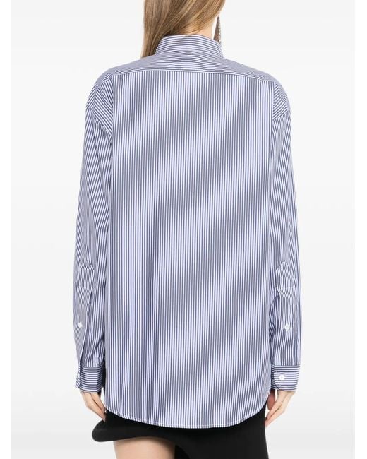 VAQUERA Blue Striped Shirt