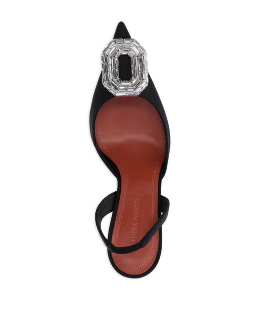 AMINA MUADDI White 105Mm Camelia Pumps