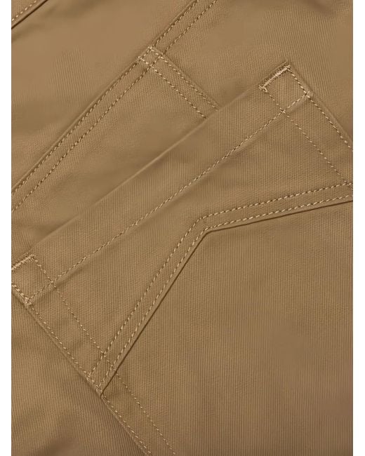 Rhude Green Desert Button-Fastening Cargo Trousers for men