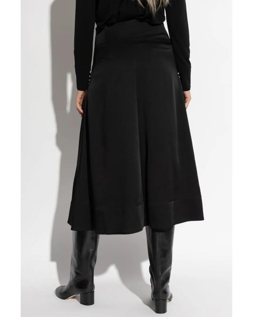 Lanvin Flared Midi-Rok in het Black