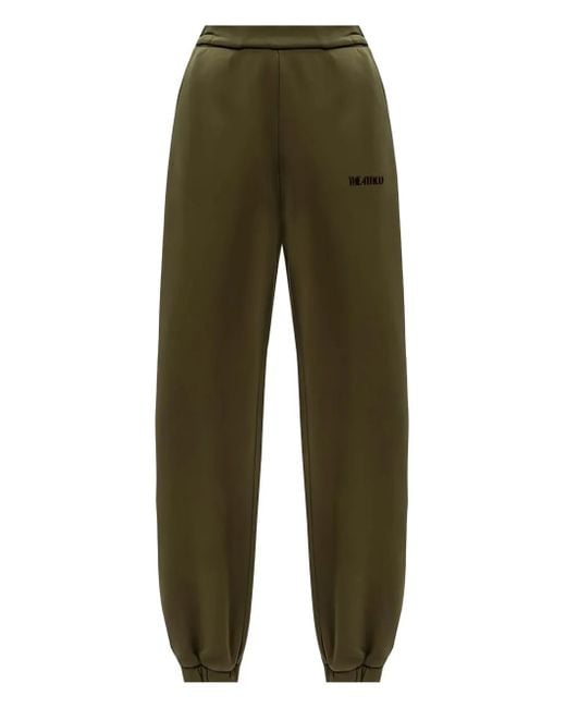The Attico Green Penny Jogginghose mit Umschlag