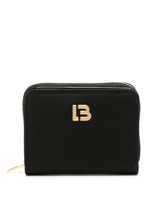 Bimba Y Lola Black Logo-plaque Bi-fold Wallet