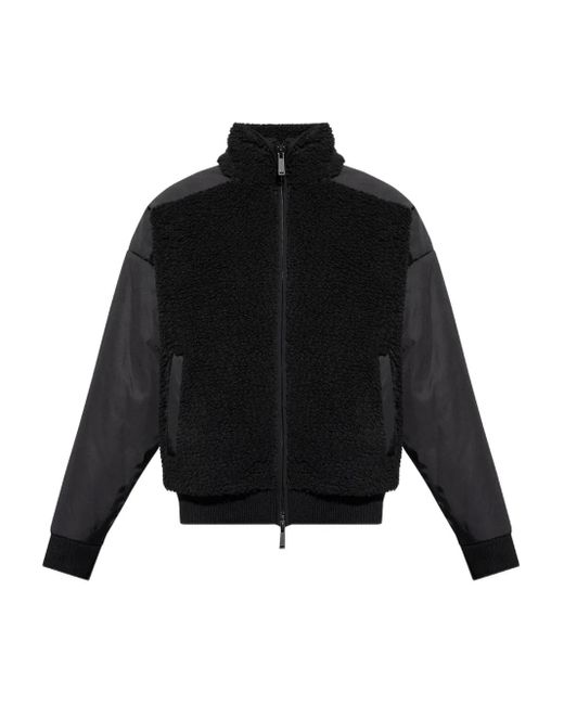 DSquared² Black Zip-Up Bomber Jacket for men