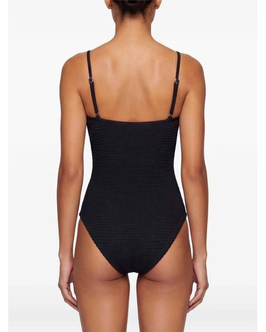 Paramidonna Black Marisia Square-Neck Swimsuit