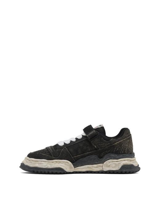 Maison Mihara Yasuhiro Black Keith Og Sole Leather Sneakers for men