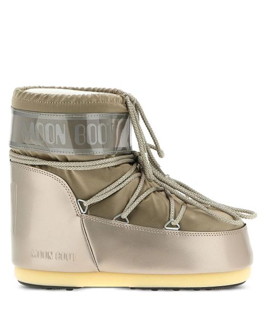 Moon Boot Icon Low Glance Snow Boots Natural