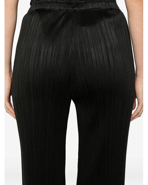 Pleats Please Issey Miyake Black Pantalon Plissé Monthly Colors September
