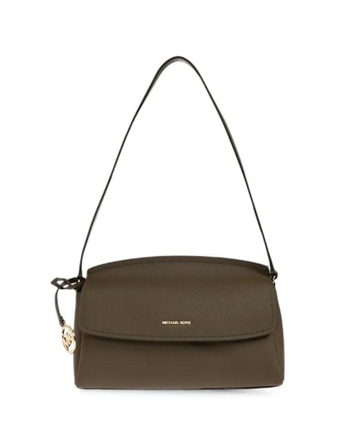MICHAEL Michael Kors Green Landry Leather Shoulder Bag