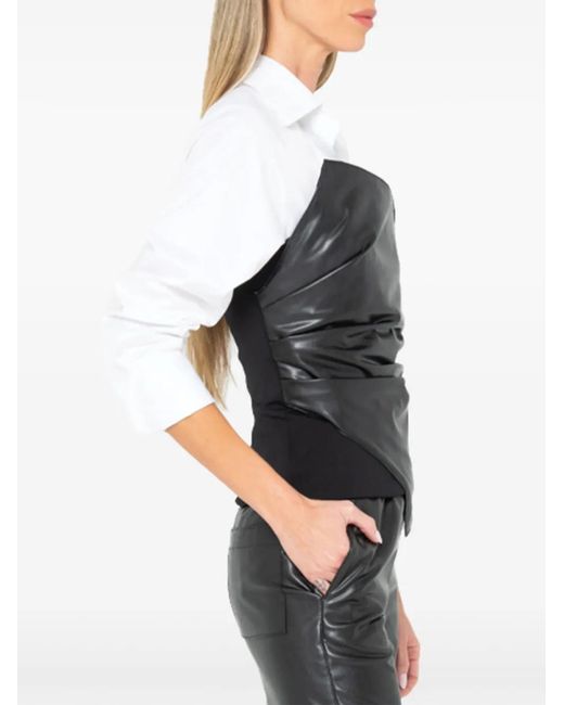 JBQ Black Millicent Layered Shirt
