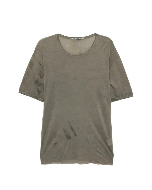 CHIAHUNG SU Gray Hand-Dyed Relaxed-Fit T-Shirt
