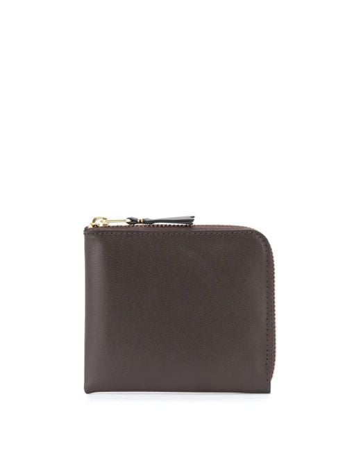 Comme des Garçons Brown Classic Leather Line Wallet