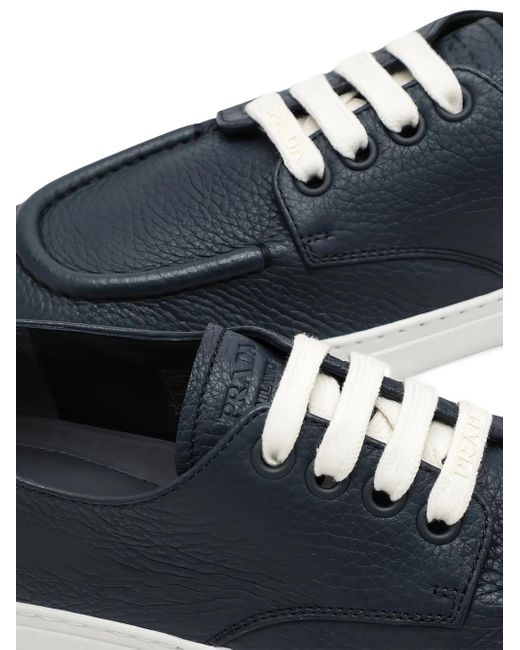 Baskets À Lacets Prada pour homme en coloris Black
