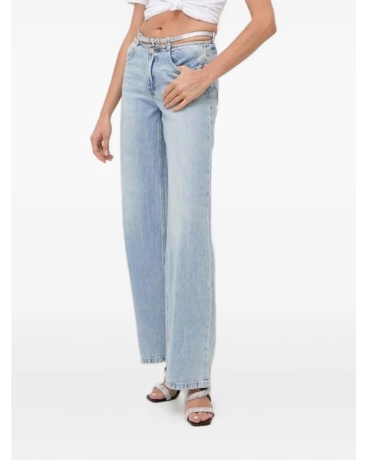 Miss Sixty Blue Jeans mit Muschelverzierung