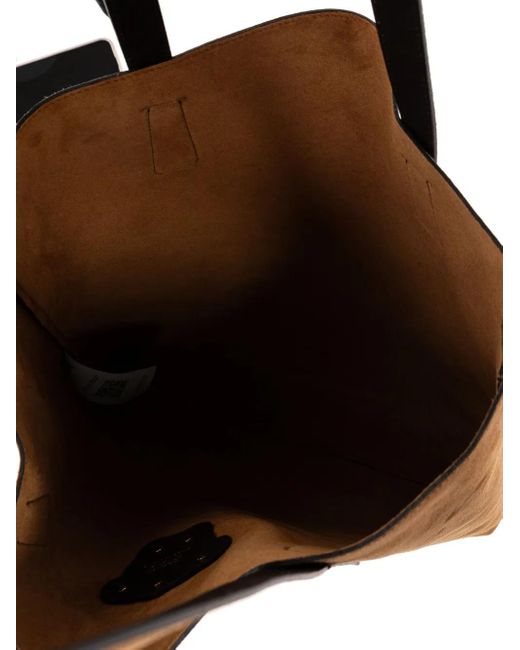 Versace Brown La Medusa Shopper Bag