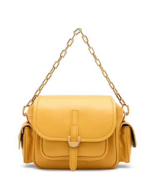 Borsa A Spalla Campus Mini di Coccinelle in Metallic