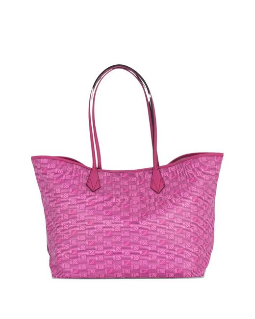 Moreau Pink Medium Saint Tropez Patterned Tote Bag