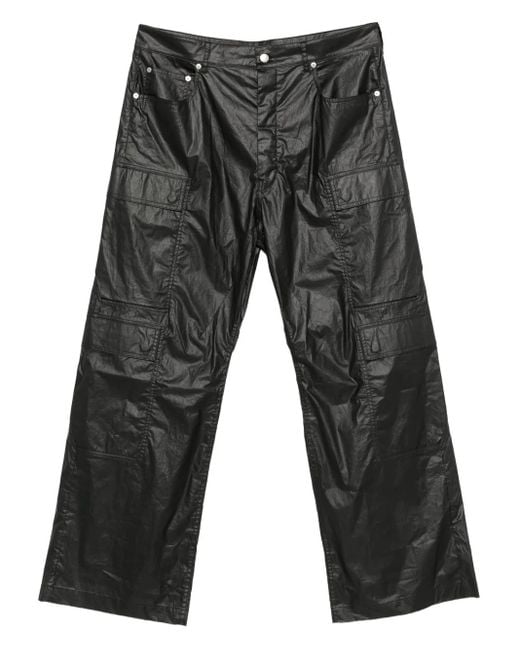 Pantalones con bolsillos tipo cargo Rick Owens de hombre de color Gray