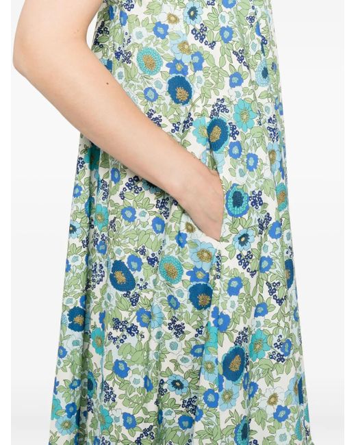 ALÉMAIS Pam Gelaagde Jurk in het Blue