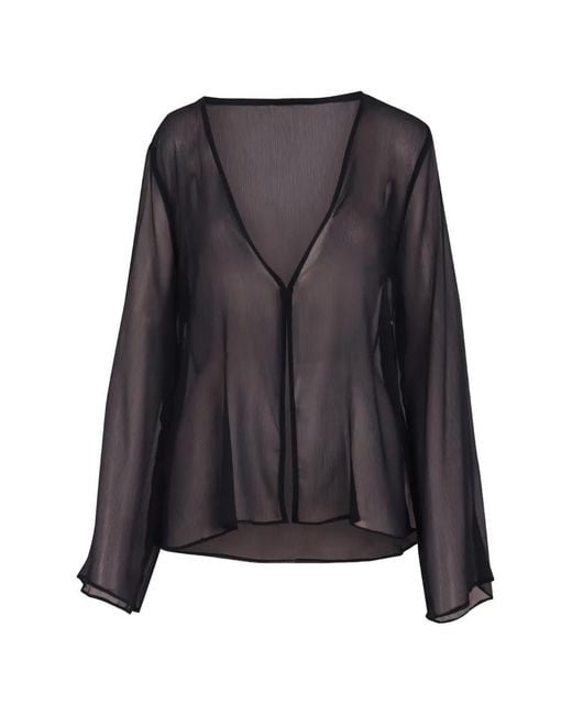 Baobab Black Malka V-Neck Blouse