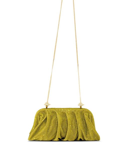 Benedetta Bruzziches Green Venus La Grande Crystal-Embellished Clutch Bag