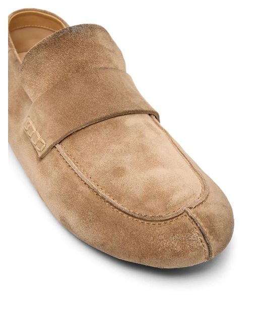 Marsèll Brown Toddone Suede Loafers for men